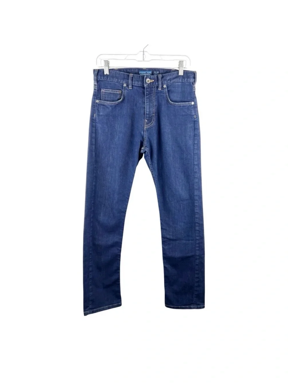Patagonia Jeans Men 30 x 30 Blue Denim Straight Iron Clad Organic Cotton Pants